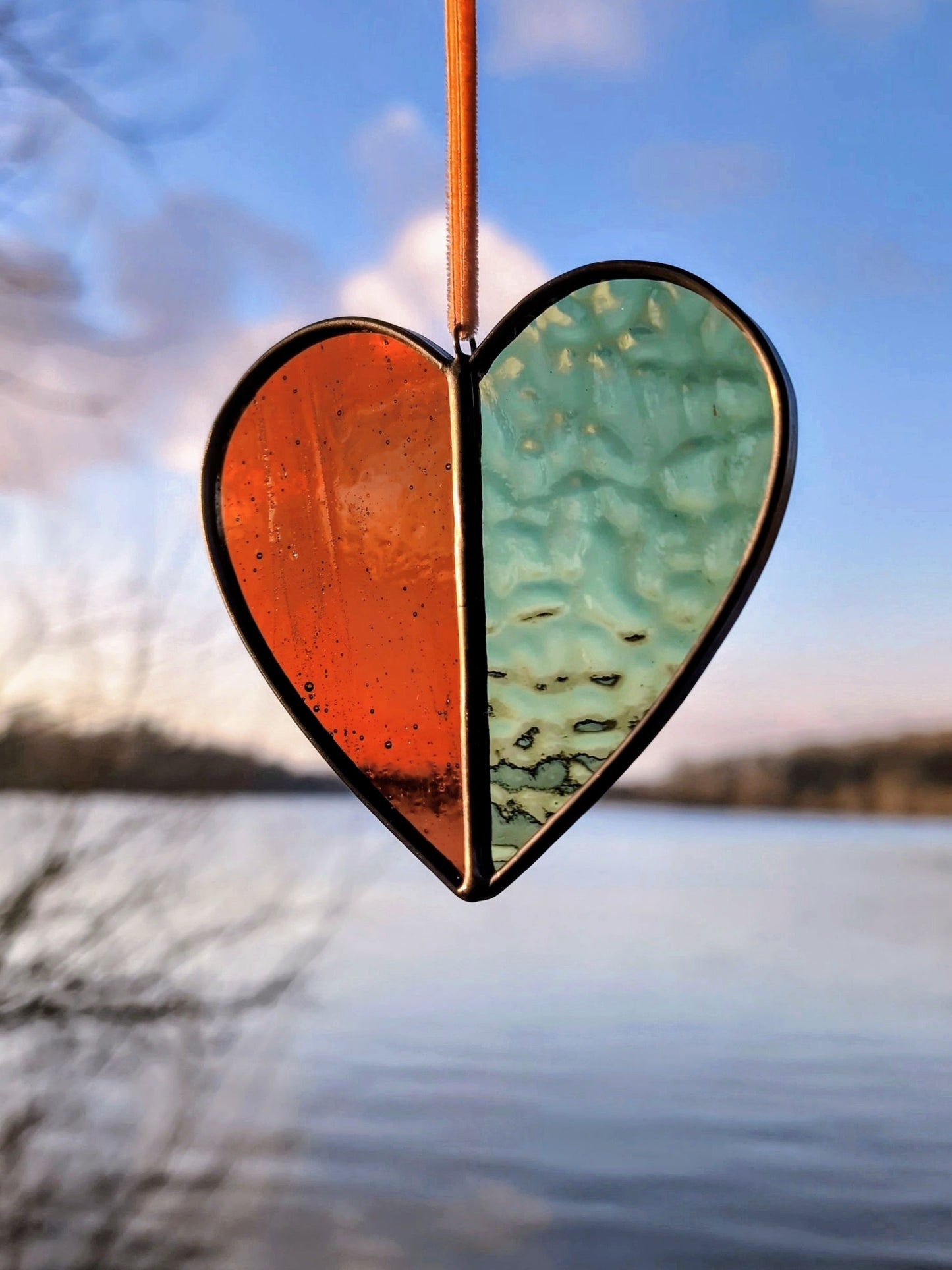 Mini Sweetheart, Aventurine - Stained Glass Suncatcher