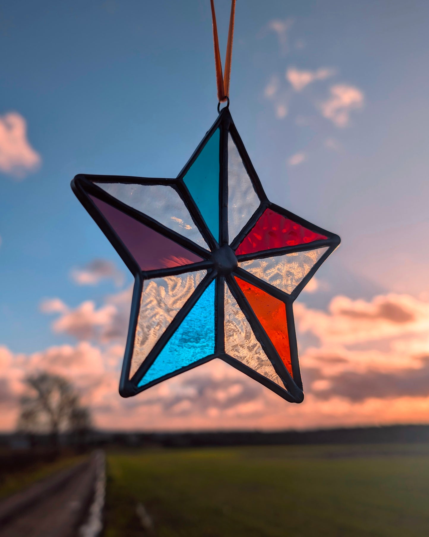 Barn Star, Nutcracker - Stained Glass Suncatcher