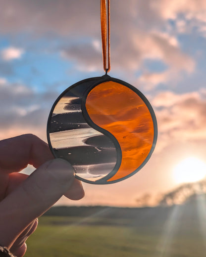 Yin Yang Bauble, Amber