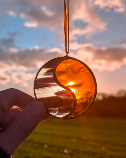 Yin Yang Bauble, Amber