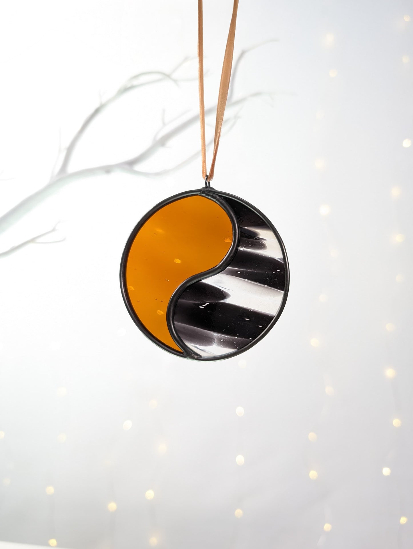 Yin Yang Bauble, Amber